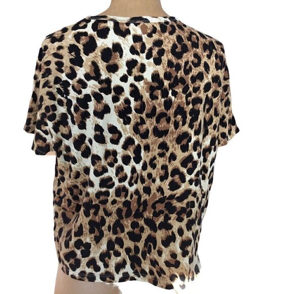 Zara leopard print crop top - Picture 1 of 4
